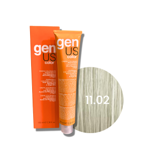 GENUS COLOR trwała farba do włosów krem koloryzujący 100 ml| 11.02
