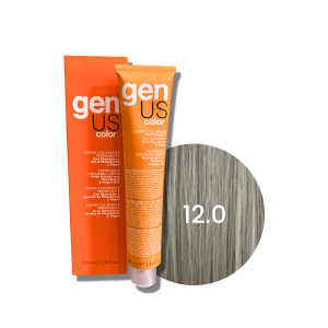 GENUS COLOR trwała farba do włosów krem koloryzujący 100 ml| 12.0