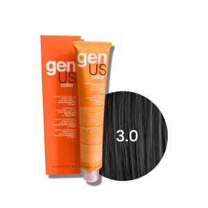 GENUS COLOR trwała farba do włosów krem koloryzujący 100 ml| 3.0