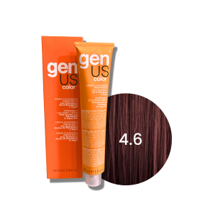 GENUS COLOR trwała farba do włosów krem koloryzujący 100 ml| 4.6