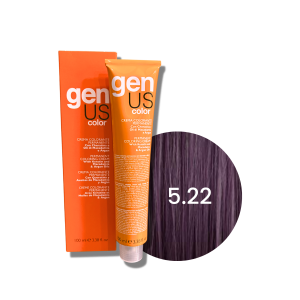 GENUS COLOR trwała farba do włosów krem koloryzujący 100 ml| 5.22
