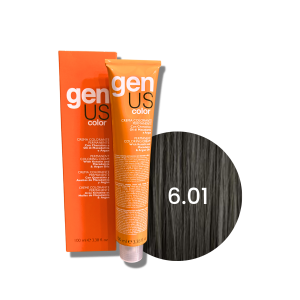 GENUS COLOR trwała farba do włosów krem koloryzujący 100 ml| 6.01