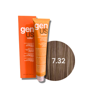 GENUS COLOR trwała farba do włosów krem koloryzujący 100 ml| 7.32