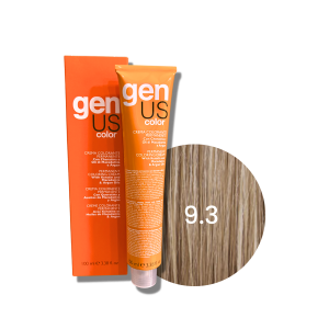 GENUS COLOR trwała farba do włosów krem koloryzujący 100 ml| 9.3