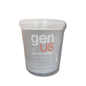 GENUS DE COLOR 9 Tones Blue Bleaching Powder rozjaśniacz 9 tonów 500 g