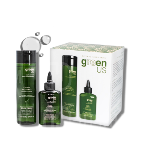 GENUS GREENUS CURATIVE zestaw naturalnej kuracji skalpu | 250 ml + 100 ml - 2