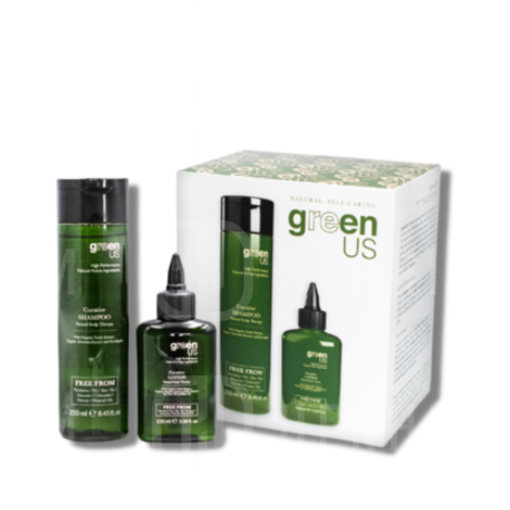 GENUS GREENUS CURATIVE zestaw naturalnej kuracji skalpu | 250 ml + 100 ml