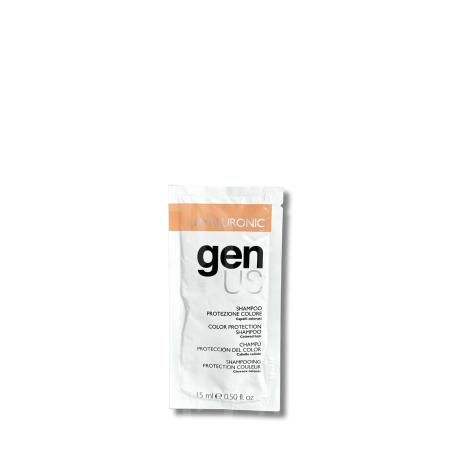 GENUS HYALURONIC szampon wygładzający do włosów farbowanych 15 ml