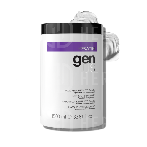 GENUS KERATIN maska regenerująca do włosów uszkodzonych 1500 ml - 2