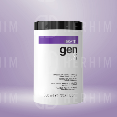 GENUS KERATIN maska regenerująca do włosów uszkodzonych 1500 ml - 3