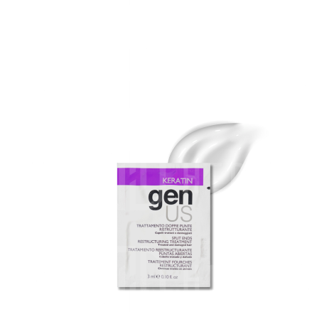 GENUS KERATIN serum kuracja regenerująca do włosów uszkodzonych 3 ml - 2