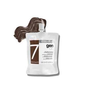 GENUS SEVEN SHADES maska koloryzująca z wodą organiczną 200 ml | Chocolate - image 2
