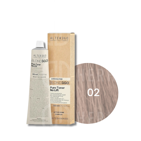 ALTER EGO BLONDEGO Pure Toner No Lift krem tonujący bez amoniaku 60 ml | 02