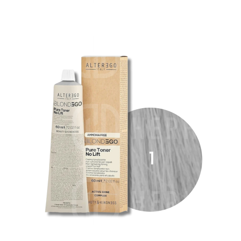 ALTER EGO BLONDEGO Pure Toner No Lift krem tonujący bez amoniaku 60 ml | 1