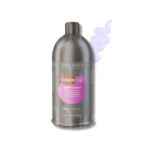 ALTER EGO CHROMEGO Silver Maintain szampon przeciw żółtym odcieniom 950 ml - 2