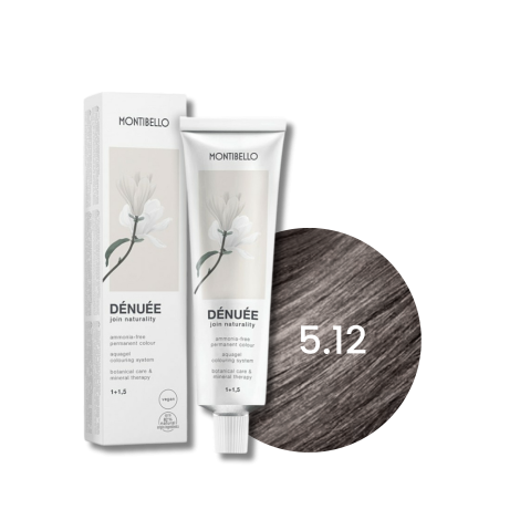 MONTIBELLO DENUEE naturalna farba do włosów bez amoniaku 60 ml | 5.12