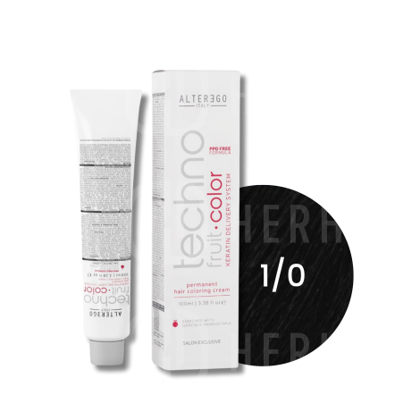 ALTER EGO TECHNOFRUIT trwała farba do włosów z keratyną 100 ml | 1/0
