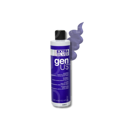 GENUS EXTRA SILVER szampon neutralizujący żółte odcienie efekt lodu 300 ml - 2