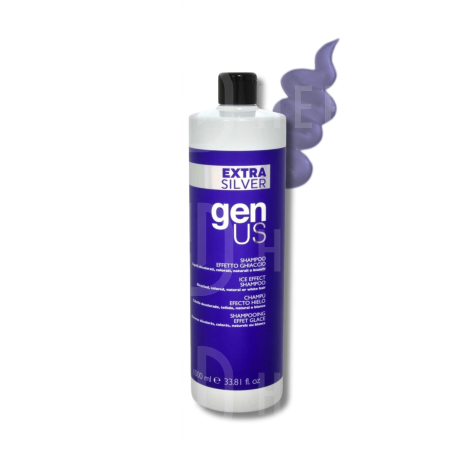 GENUS EXTRA SILVER szampon neutralizujący żółte odcienie efekt lodu 1000 ml - 2