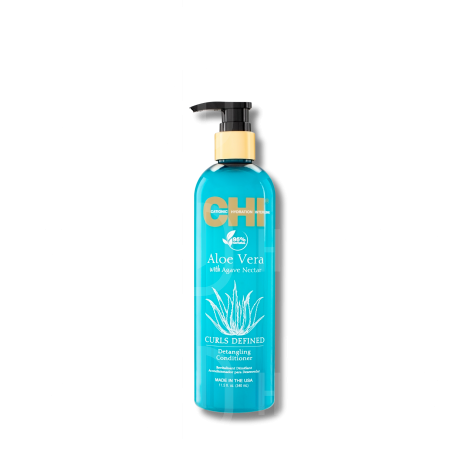 CHI ALOE VERA Curls odżywka podkreślająca skręt z aloesem i agawą 340 ml