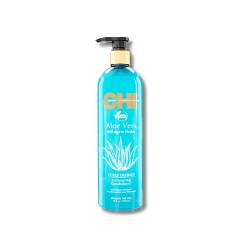 CHI ALOE VERA Curls odżywka podkreślająca skręt z aloesem i agawą 739 ml