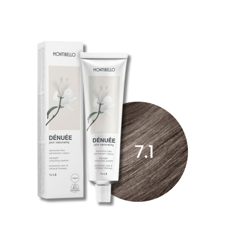 MONTIBELLO DENUEE naturalna farba do włosów bez amoniaku 60 ml | 7.1