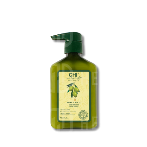 CHI NATURALS OLIVE OIL Hair & Body Conditioner odżywka i żel 2w1 340 ml