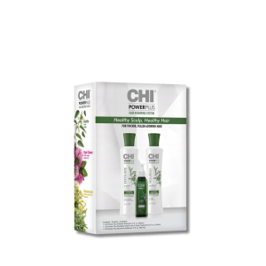 CHI POWER PLUS Kit zestaw regenerujący | szampon + odżywka + kuracja