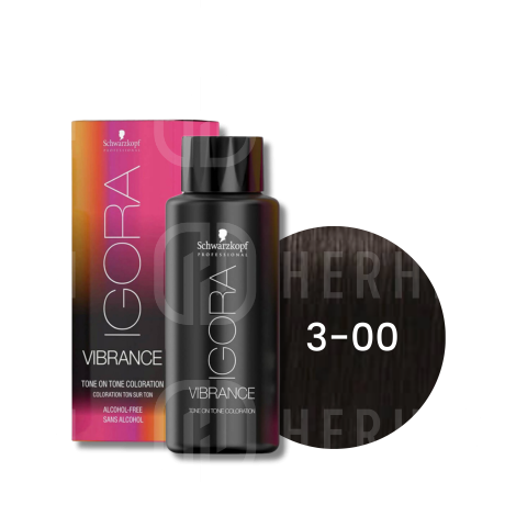 SCHWARZKOPF IGORA VIBRANCE farba do włosów ton w ton 60 ml | 3-00