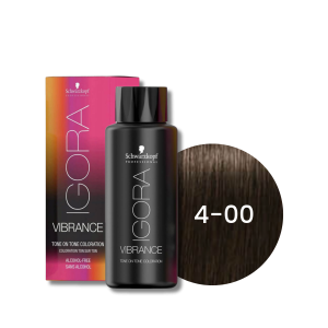 SCHWARZKOPF IGORA VIBRANCE farba do włosów ton w ton 60 ml | 4-00