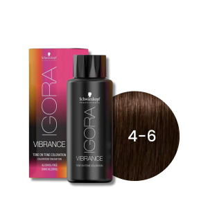 SCHWARZKOPF IGORA VIBRANCE farba do włosów ton w ton 60 ml | 4-6
