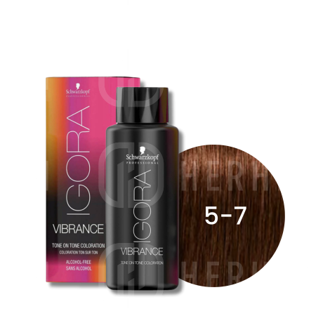 SCHWARZKOPF IGORA VIBRANCE farba do włosów ton w ton 60 ml | 5-7
