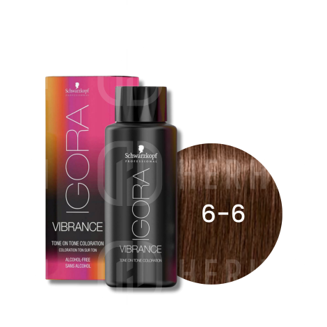 SCHWARZKOPF IGORA VIBRANCE farba do włosów ton w ton 60 ml | 6-6
