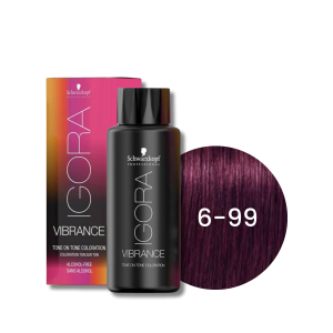 SCHWARZKOPF IGORA VIBRANCE farba do włosów ton w ton 60 ml | 6-99