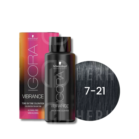 SCHWARZKOPF IGORA VIBRANCE farba do włosów ton w ton 60 ml | 7-21