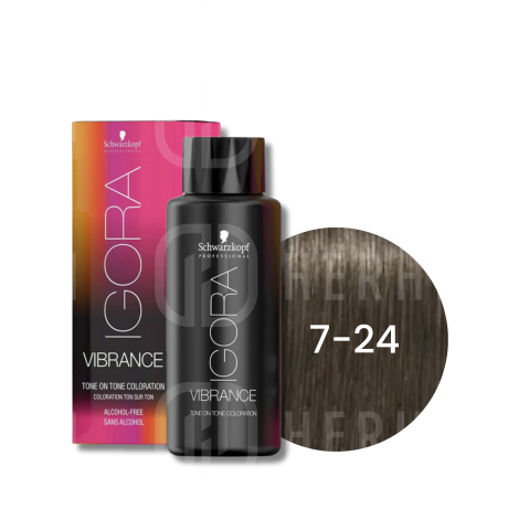 SCHWARZKOPF IGORA VIBRANCE farba do włosów ton w ton 60 ml | 7-24