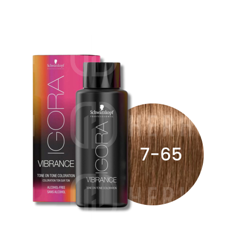 SCHWARZKOPF IGORA VIBRANCE farba do włosów ton w ton 60 ml | 7-65