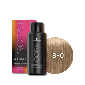SCHWARZKOPF IGORA VIBRANCE farba do włosów ton w ton 60 ml | 8-0