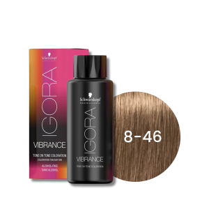 SCHWARZKOPF IGORA VIBRANCE farba do włosów ton w ton 60 ml | 8-46