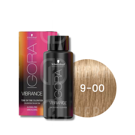 SCHWARZKOPF IGORA VIBRANCE farba do włosów ton w ton 60 ml | 9-00