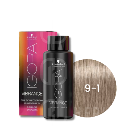 SCHWARZKOPF IGORA VIBRANCE farba do włosów ton w ton 60 ml | 9-1