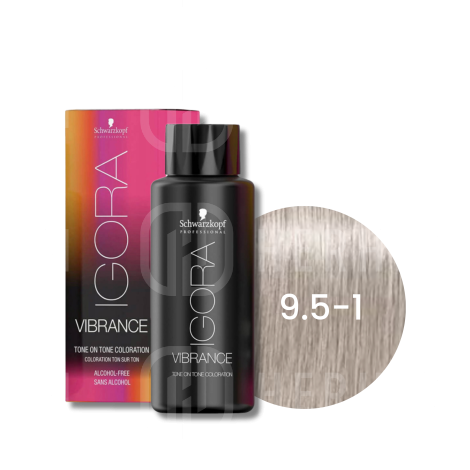 SCHWARZKOPF IGORA VIBRANCE farba do włosów ton w ton 60 ml | 9.5-1