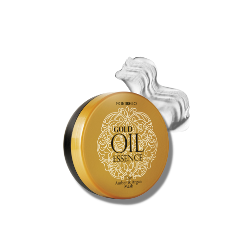 MONTIBELLO GOLD OIL ESSENCE maska bursztynowo arganowa do włosów 200 ml - 2