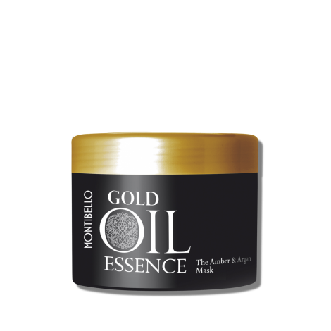 MONTIBELLO GOLD OIL ESSENCE maska bursztynowo arganowa do włosów 500 ml