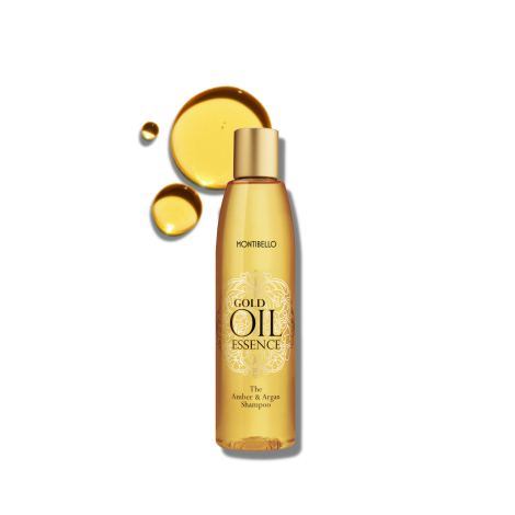 MONTIBELLO GOLD OIL ESSENCE szampon bursztynowo arganowy do włosów 250 ml - 2