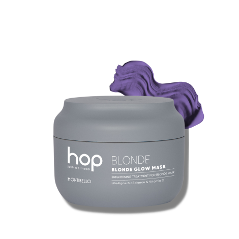 MONTIBELLO HOP Blonde Glow Mask maska do włosów blond 200 ml - 2