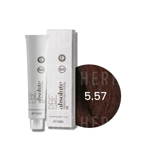 BY FAMA ABSOLUTE profesjonalna trwała farba do włosów 80 ml | 5.57