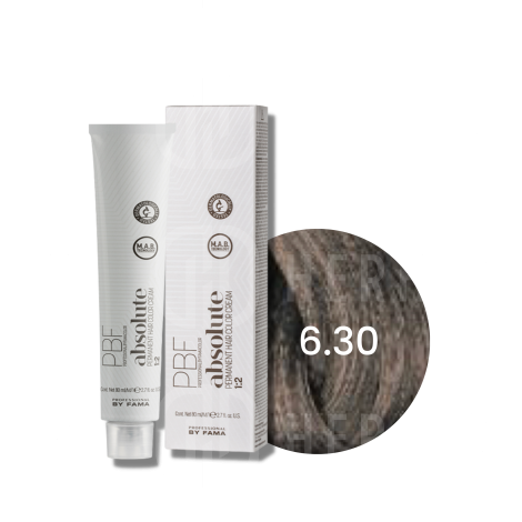 BY FAMA ABSOLUTE profesjonalna trwała farba do włosów 80 ml | 6.30