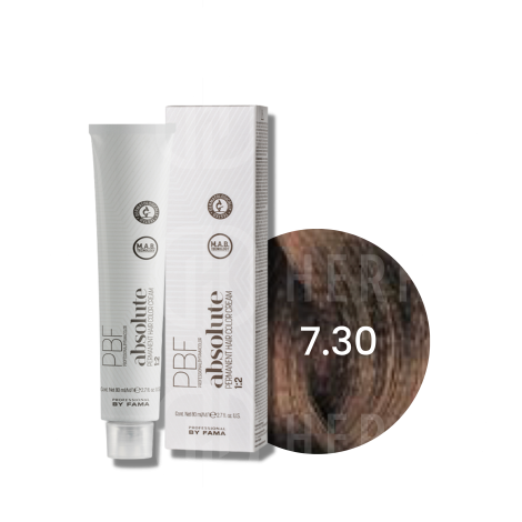 BY FAMA ABSOLUTE profesjonalna trwała farba do włosów 80 ml | 7.30