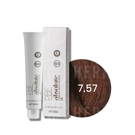 BY FAMA ABSOLUTE profesjonalna trwała farba do włosów 80 ml | 7.57